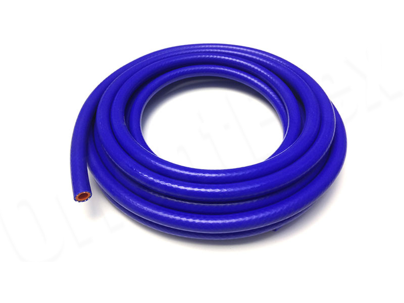blue heater hose