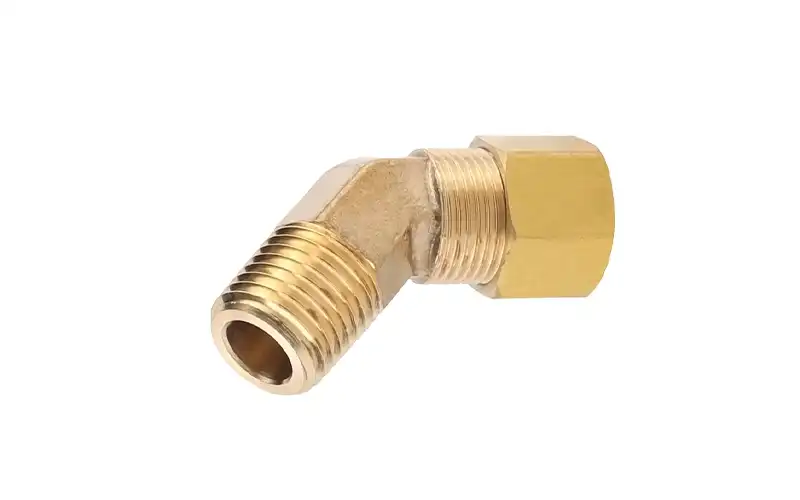 Brass Compression 45° Elbow