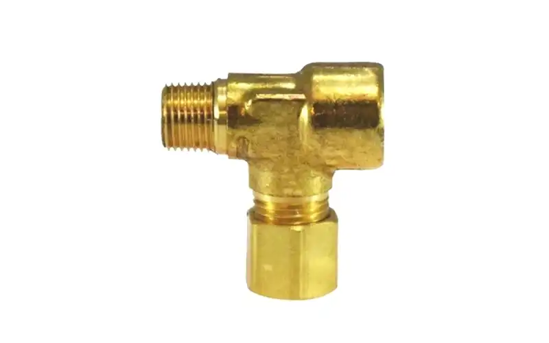 Brass Compression Adapter Tee
