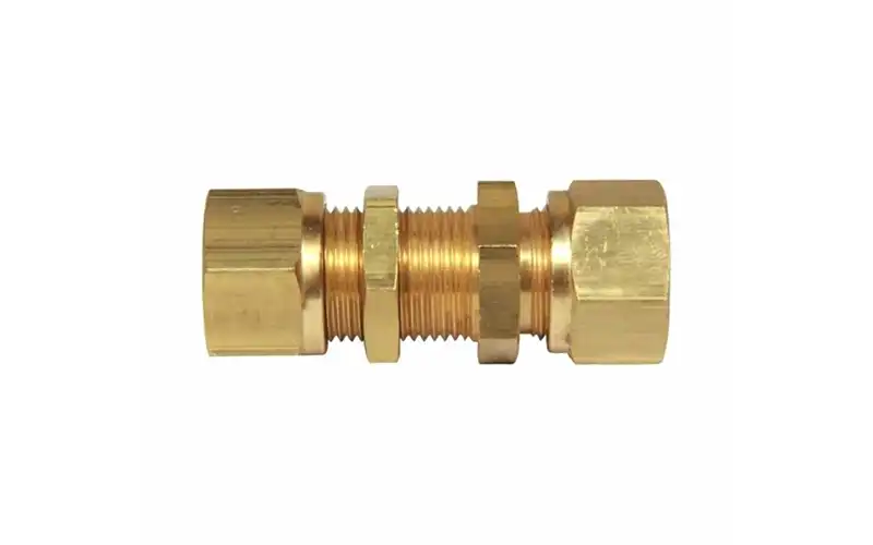Brass Compression Bulkhead Union