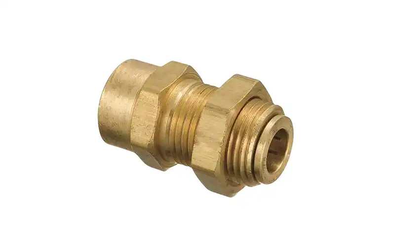 DOT Push In Female Bulkhead Union