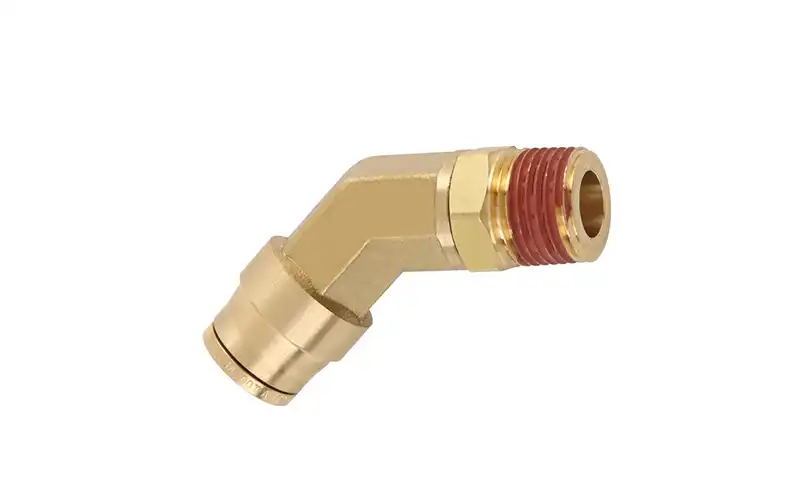 DOT Push In Male Swivel Elbow