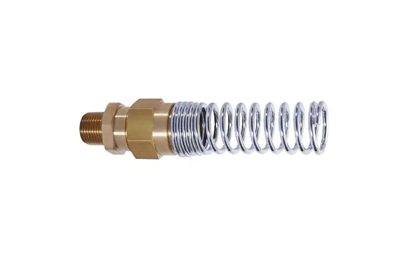 Male Adapter With Spring Guard