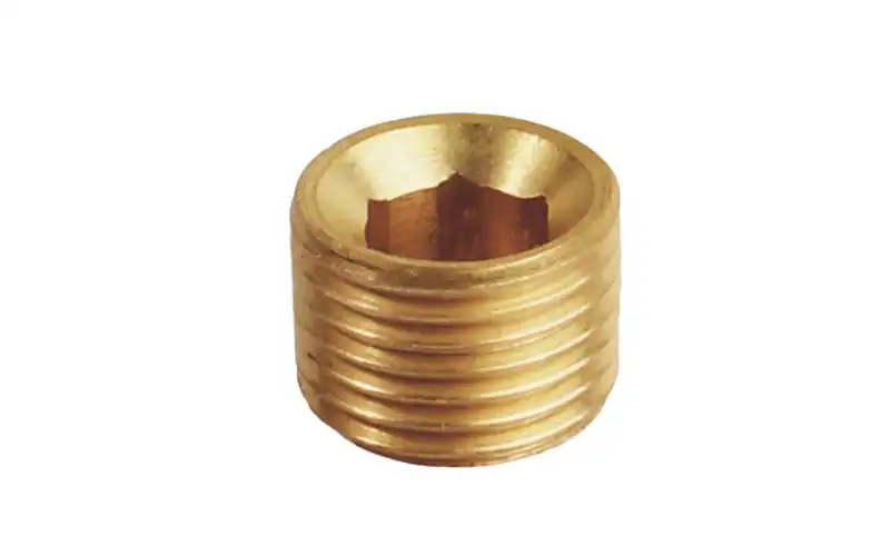 Brass Countersunk Hex Plug<br />