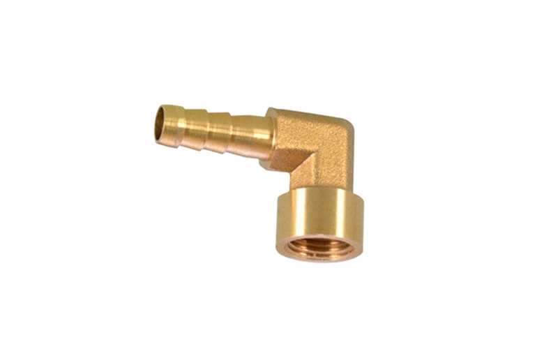 Brass Female 90° Elbow Hose Barb