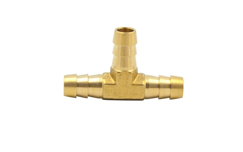 Brass Hose Barb Tee
