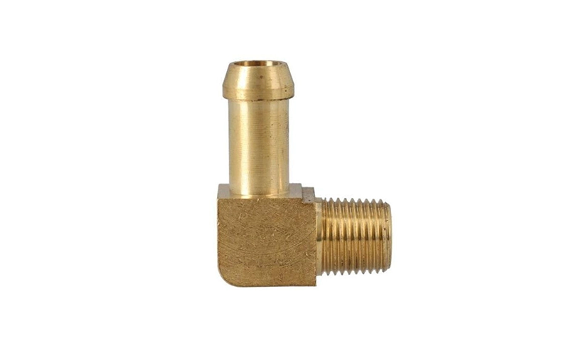 Brass Male 90° Elbow Hose Barb