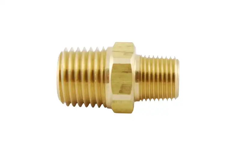 Brass Reducing Hex Nipple<br />