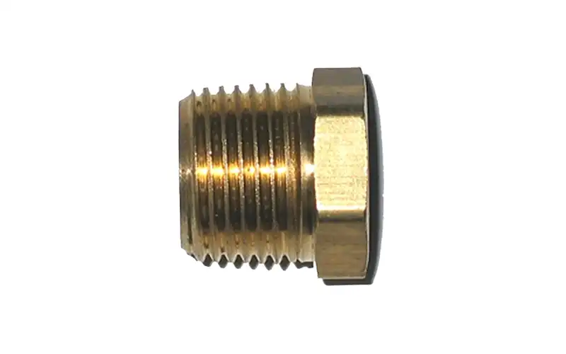 Brass Solid Hex Head Plug<br />