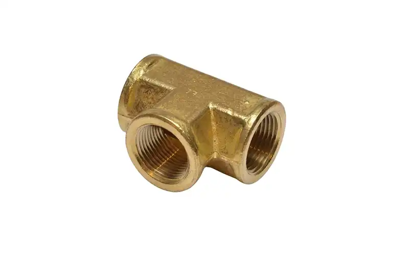 Brass Union Forged Tee<br />