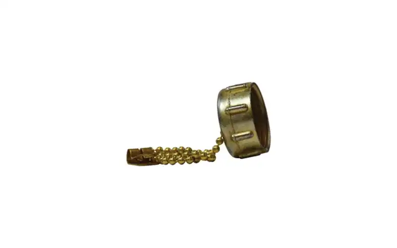 GARDEN HOSE CAP WITH CHAIN